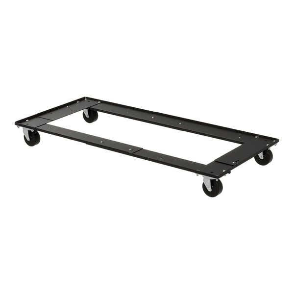 Hirsh 15030 Black Adjustable Lateral File and Storage Cabinet Dolly