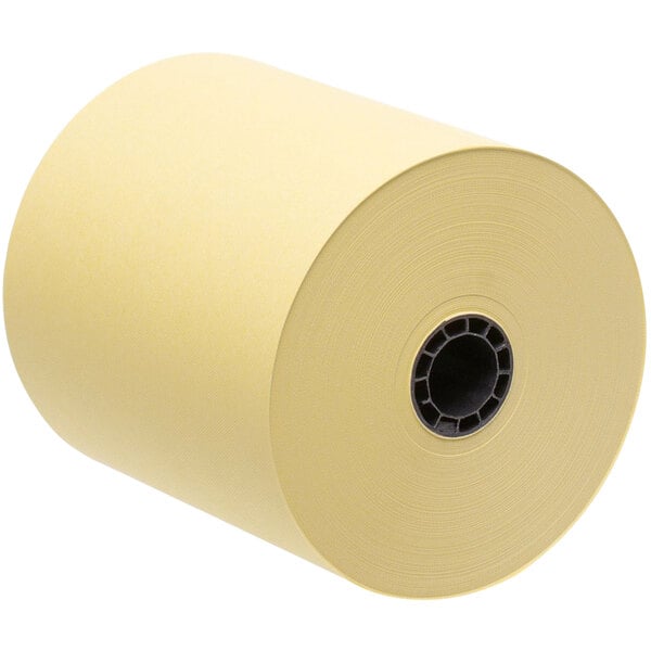 a close-up of a roll of paper