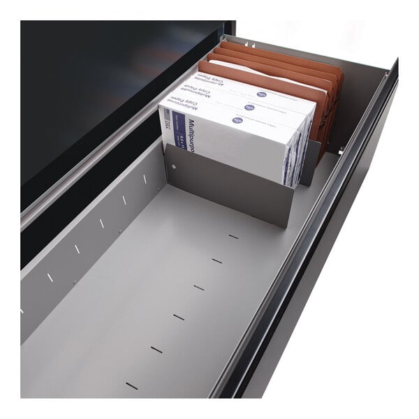 Hirsh 15299 Platinum Gray Lateral Divider Kit - 10/Pack