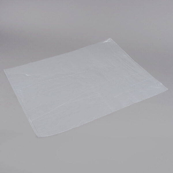 Open End 18/" x 24/" 1 Mil 50 Clear 18 x 24 Plastic Flat Poly Bags Open Top