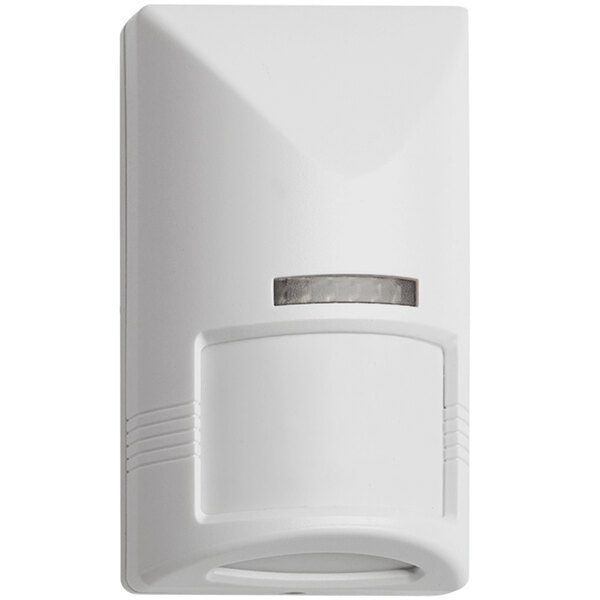 A white rectangular PECO Ceiling- / Wall-Mounted HVAC occupancy sensor.