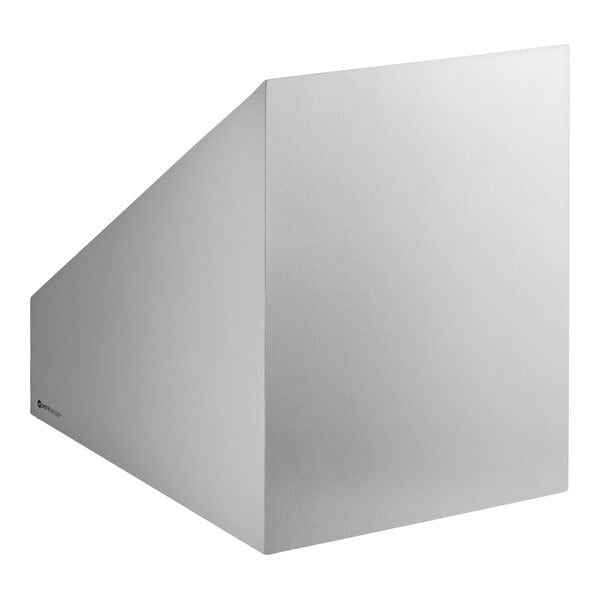 A stainless steel countertop organizer with nine sections for cups, lids, or condiments.