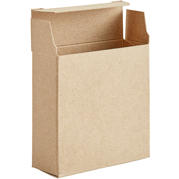 A brown Lavex cardboard box with a lid.