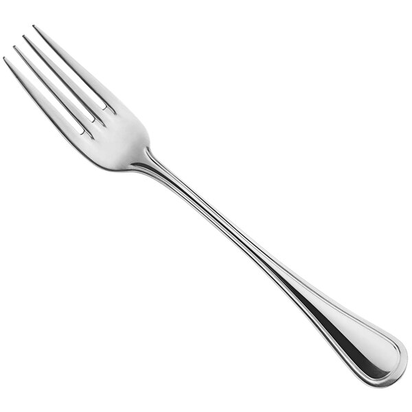 An Amefa Rossini stainless steel salad/dessert fork with a silver handle.
