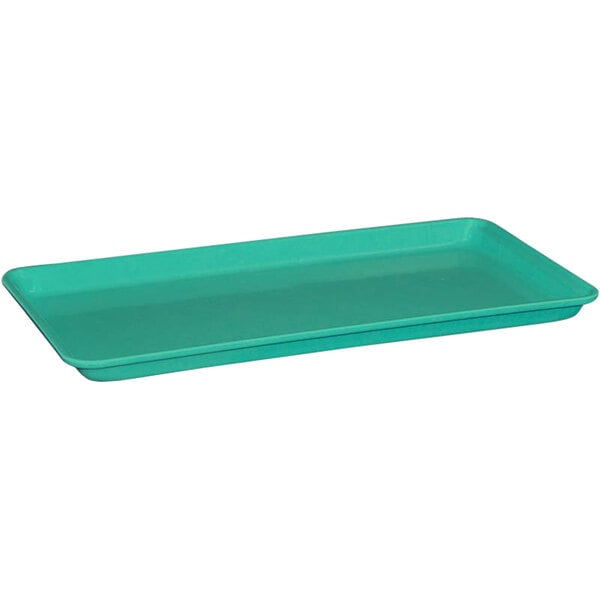 A light green rectangular MFG Tray with a handle.