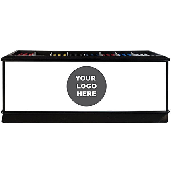 A black IRP Ice Island with white customizable dividers.