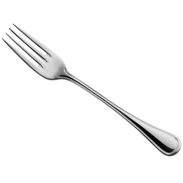 An Amefa Rossini stainless steel table fork with a silver handle.