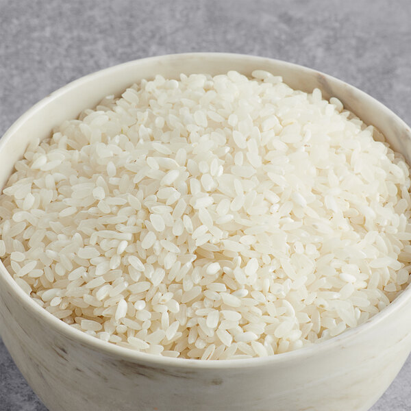 A bowl of Premium medium grain rice.