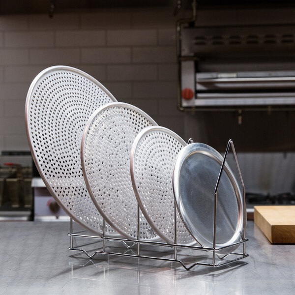 FourSlot Pizza Screen Rack