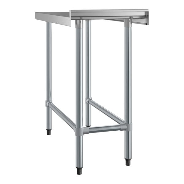 Regency 36" x 18" 16-Gauge Stainless Steel Filler Table With Backsplash