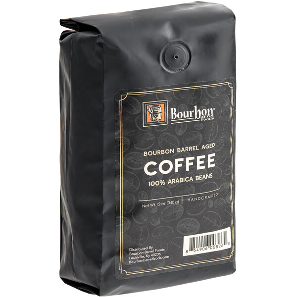 a bag of coffee beans