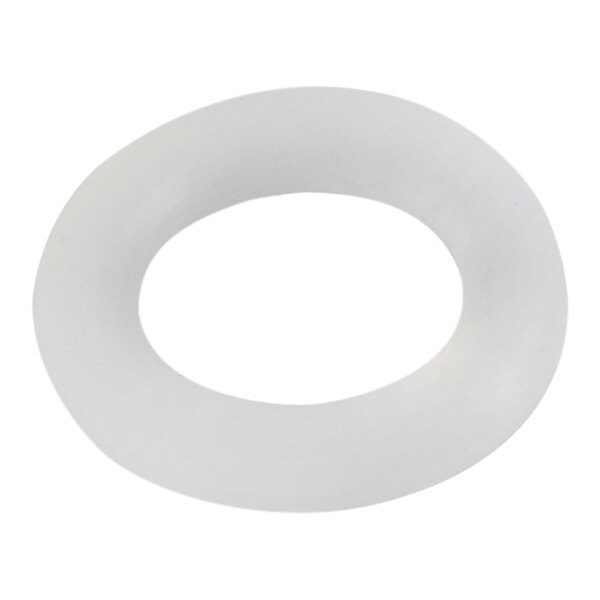 A white rubber circle with a light in the middle.