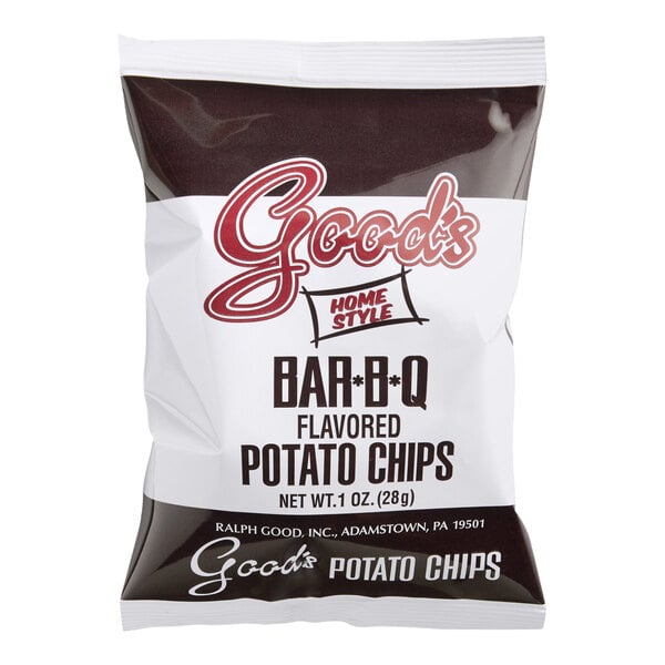 Goods BBQ Homestyle Potato Chips 1 oz. - 24/Case