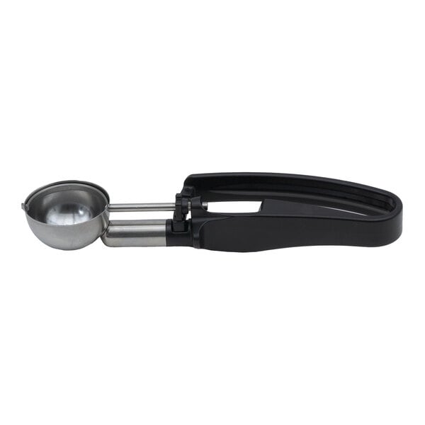Vollrath 47398 Jacob's Pride® #30 Black Squeeze Handle Disher - 1.13 oz.