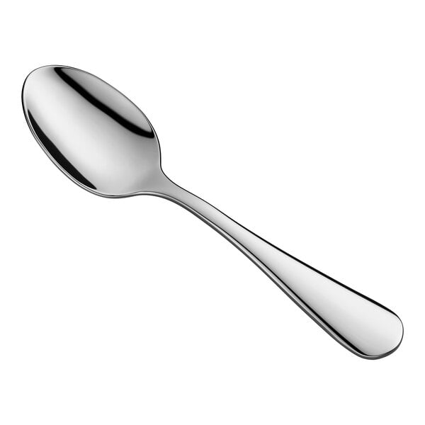 Acopa Vittoria 4 1/2" 18/0 Stainless Steel Heavy Weight Demitasse Spoon - 12/Case