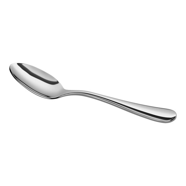 Acopa Vittoria 4 1/2" 18/0 Stainless Steel Heavy Weight Demitasse Spoon - 12/Case