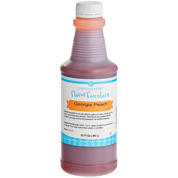 a bottle of liquid with a label