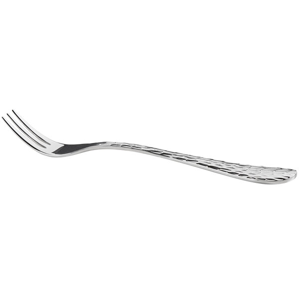 An Acopa Inspira stainless steel cocktail/oyster fork with a curved silver handle.