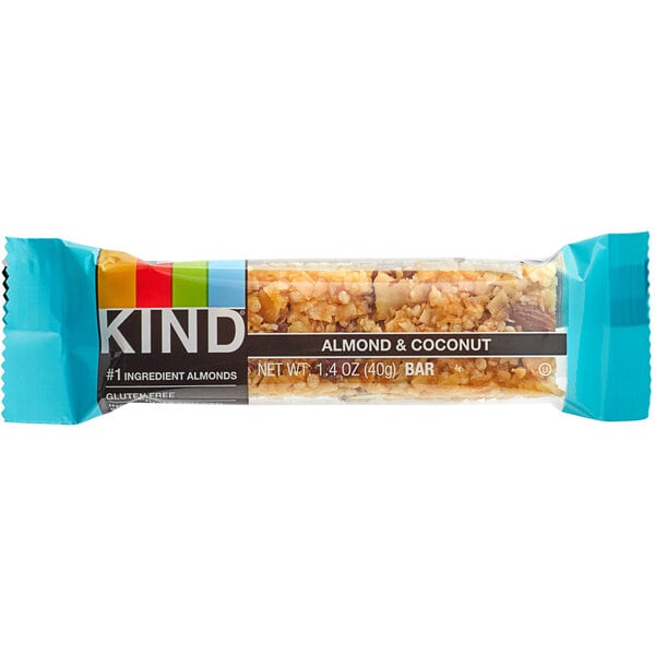 A package of 12 KIND Almond & Coconut Bars.