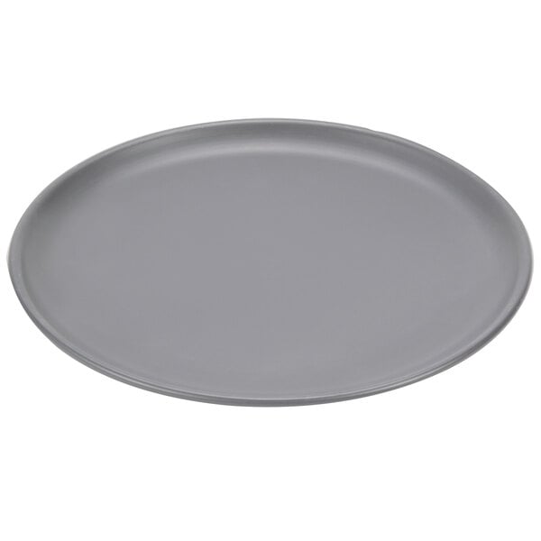 An American Metalcraft hard coat anodized aluminum coupe pizza pan.