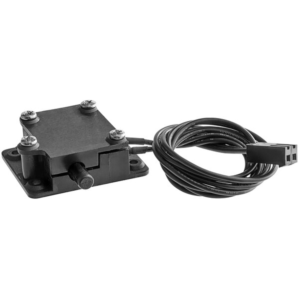 A black VacPak-It micro switch with a cable.