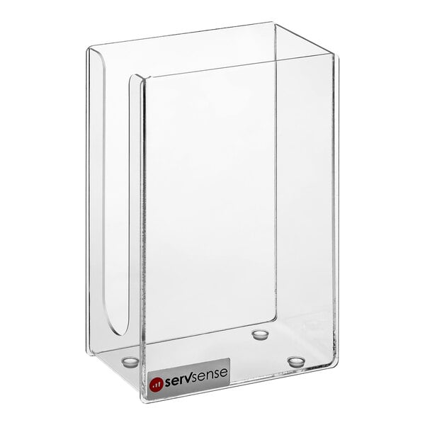 ServSense Clear Countertop Coffee Sleeve Organizer - 3 1/4" x 8 1/2" x 5 1/2"