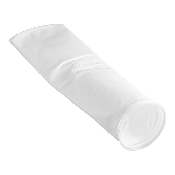 A 32-inch polypropylene filter bag from 3M Filtration Products NB Series, rated at 1 micron nominal filtration.