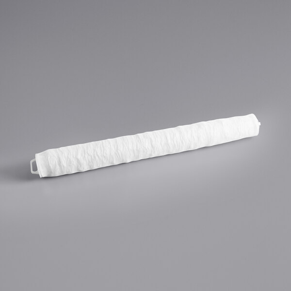 A white 3M High Flow Series filter cartridge with a long white tube.