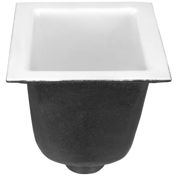 a black bowl with a white background