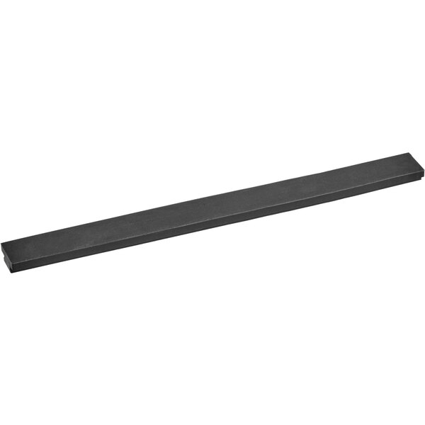 a black rectangular object with a screwdriver
