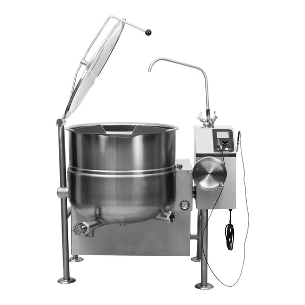 Cleveland KGL-60-T Liquid Propane 60 Gallon Tilting 2/3 Steam Jacketed Kettle - 190,000 BTU