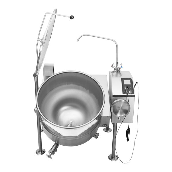 Cleveland KGL-60-T Liquid Propane 60 Gallon Tilting 2/3 Steam Jacketed Kettle - 190,000 BTU