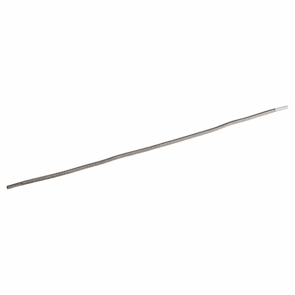 A long thin metal tube with a long wire.