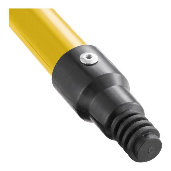 Lavex 48" Yellow Fiberglass Broom Handle