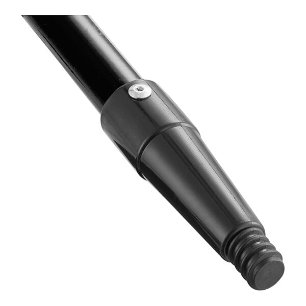 A black metal rod with a round metal end.