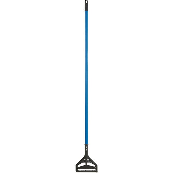 A black Lavex Quick Release Mop Handle with a blue and yellow label.