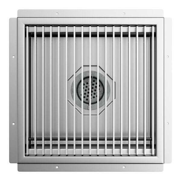 Regency 18" x 18" 14-Gauge Stainless Steel Floor Sink with Removable Grate