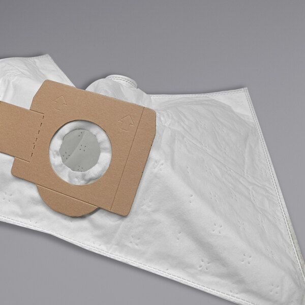 a paper bag with a hole