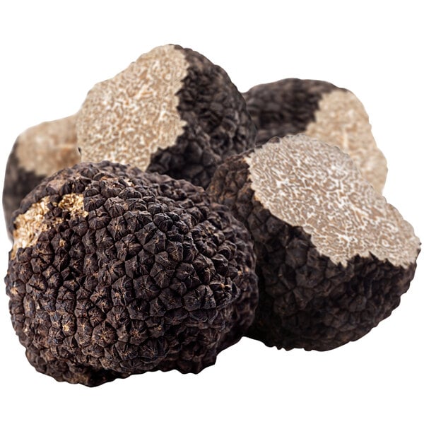 A close-up of Urbani Fresh Small Burgundy Truffles.