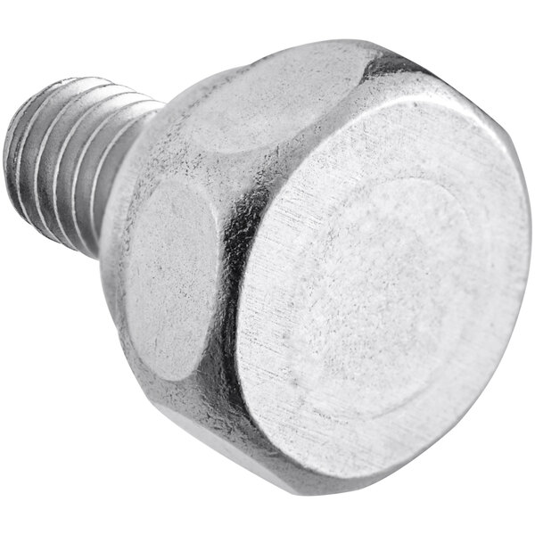 A close up of an Avantco bolt.