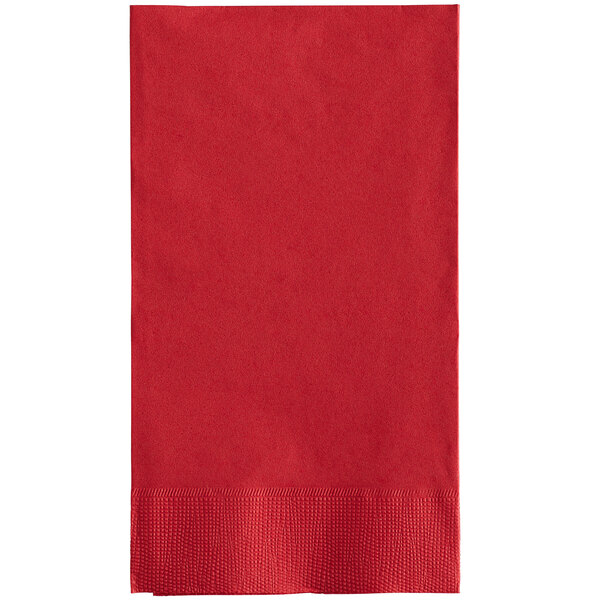 50 Plain Solid Colors Luncheon Dinner Napkins Paper Red 