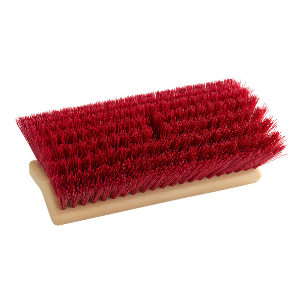 Lavex 10 Bi-Level Floor Scrub Brush with Squeegee