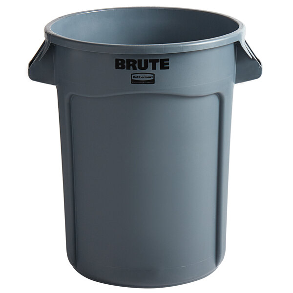 Rubbermaid Commercial Products Brute Garbage 32-Gallon Gal Bin Trash Can No Lid 