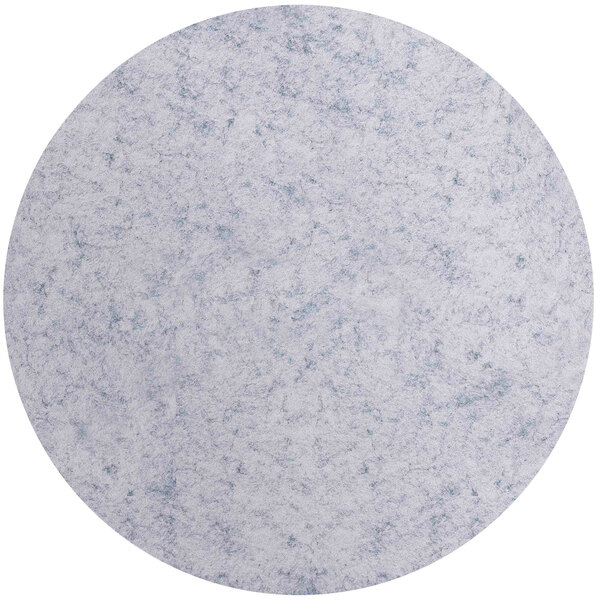 A Versare SoundSorb 12" marble gray wall-mounted circle with blue specks on the surface.