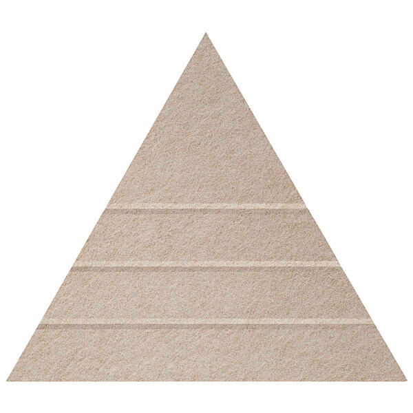 a close up of a triangle