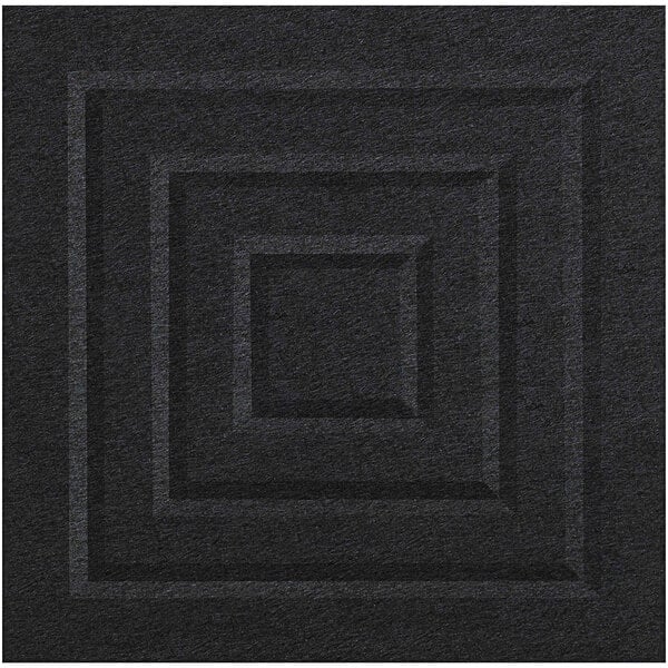 a black square with squares