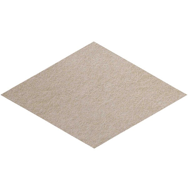 A beige rhomboid-shaped Versare SoundSorb acoustic panel.