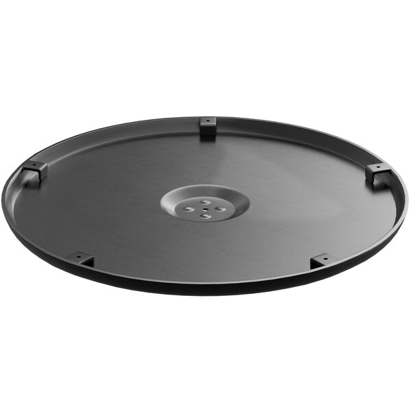 a close up of a circular object