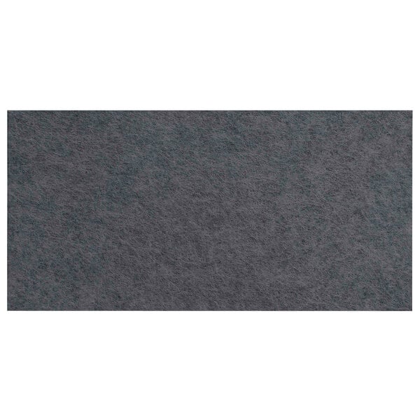 A close-up of a dark gray rectangular Versare SoundSorb acoustic panel.