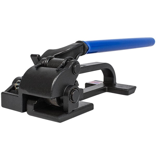 A Lavex heavy-duty feedwheel tensioner with a black and blue handle.